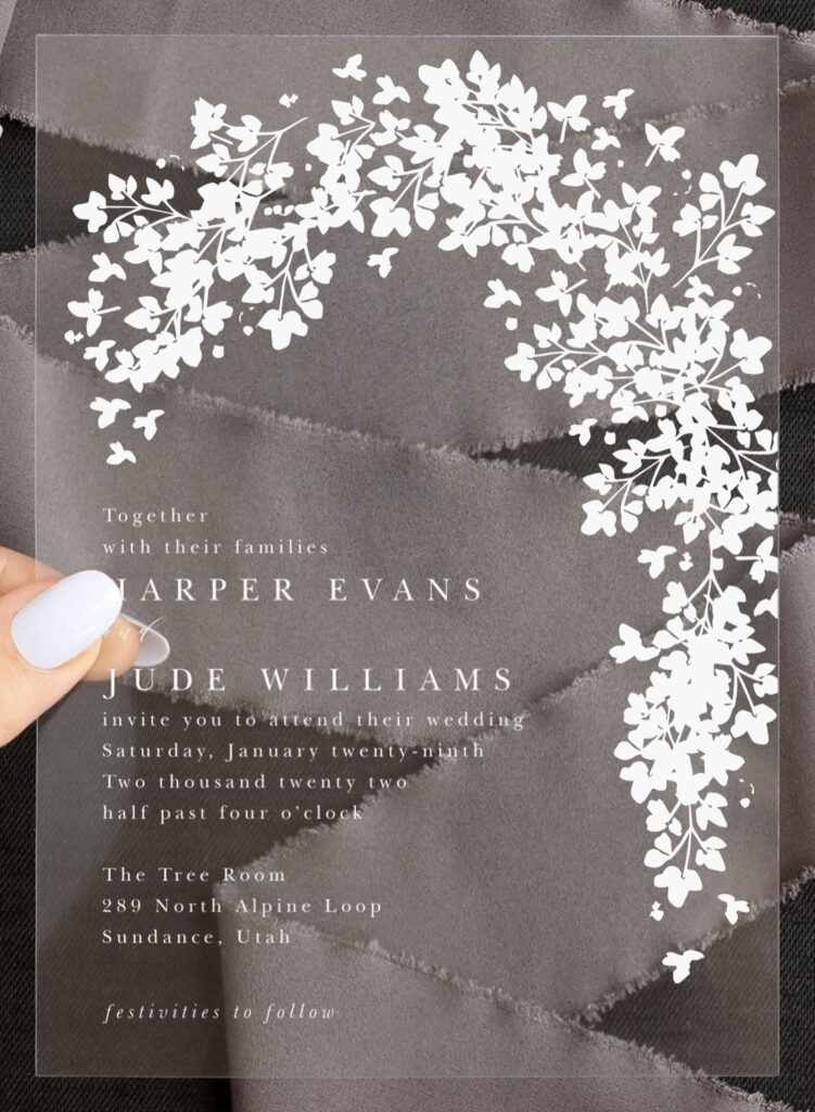 unique wedding invitation by basic invite